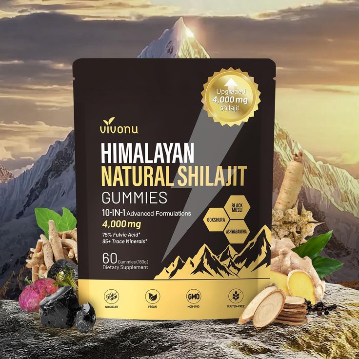 Shilajit 60 Gummies | Énergie Active
