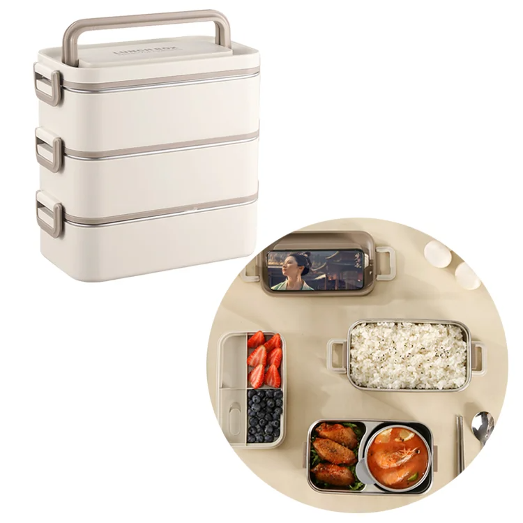 Box Repas Isotherme à 3 niveaux