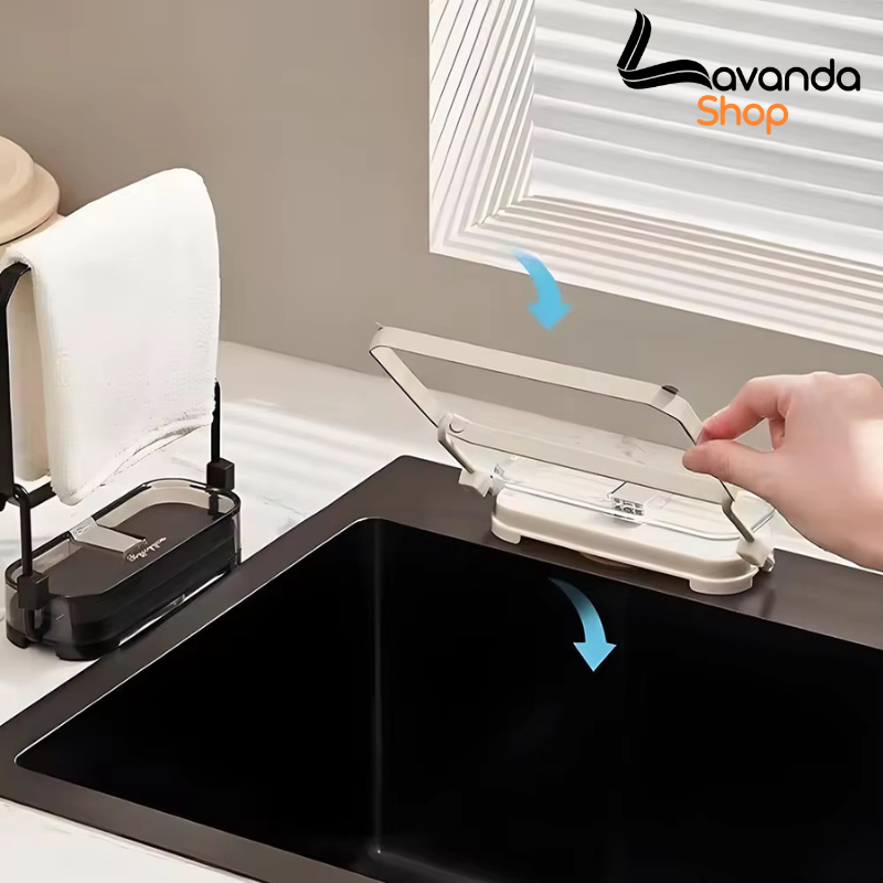 Support de Filtre d'Evier Cuisine + 50 Filets de rechange Offerts