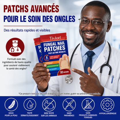PureOngles™ | - 32 Patchs pour ongles