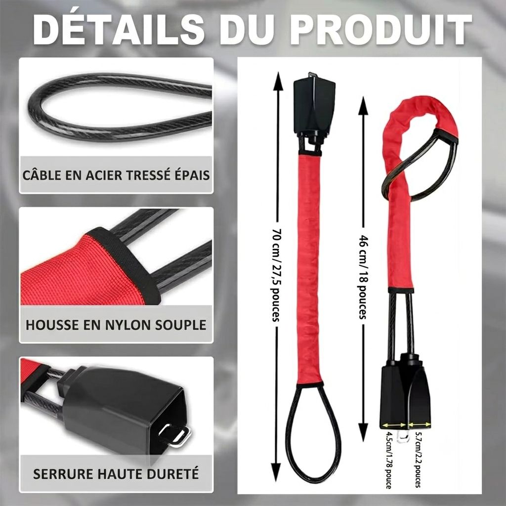 FortiLock Sécurité™ - ANTIVOL HAUTE RÉSISTANCE