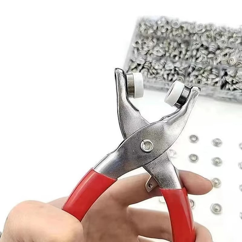 Pince à Boutons Pression avec Kit